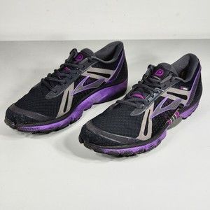 Brooks Pure Cadence 1201041B055 Women Black/Purple Sneakers Shoes Size 11.5